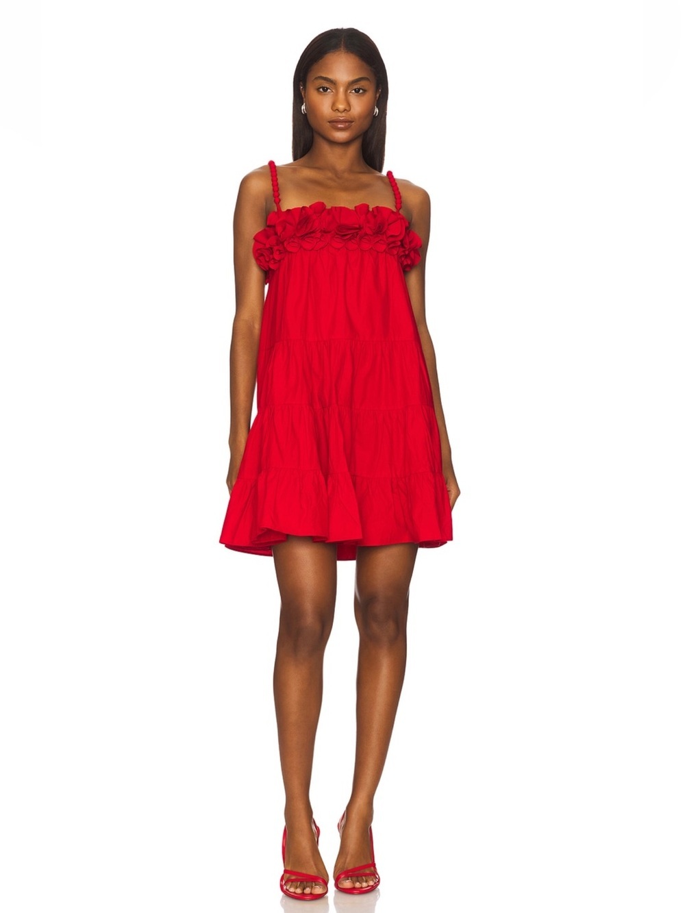 SAYLOR Carie Mini Dress in Poppy Size S